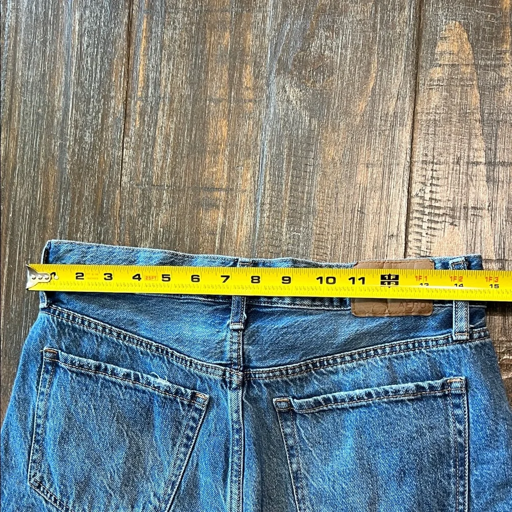Aeropostale Women's Frayed Blue Jean Shorts